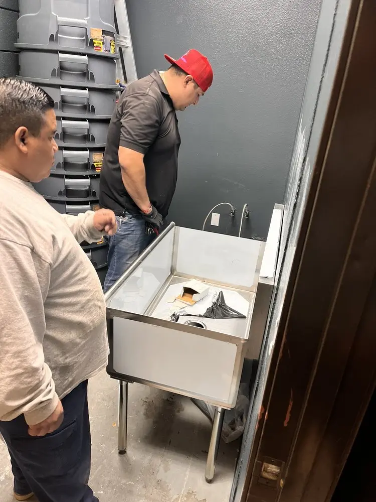 Commercial plumbing and sink installation in Northeast District